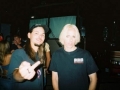 Ginger Fish (drummer for Marilyn Manson) at Ozzfest 2003 in Ohio